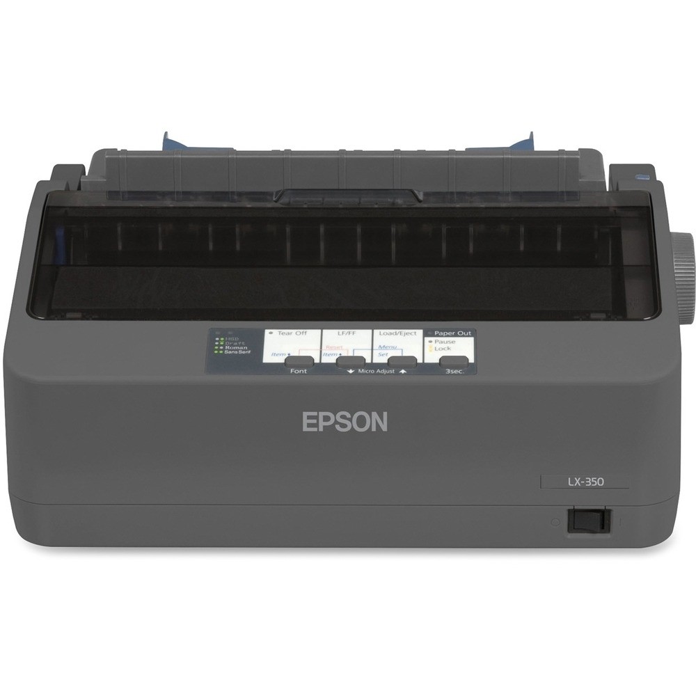 EPSON C11CC24001 Lx-350 9-Pin Dot Matrix Printer Monochrome Energy Star Black