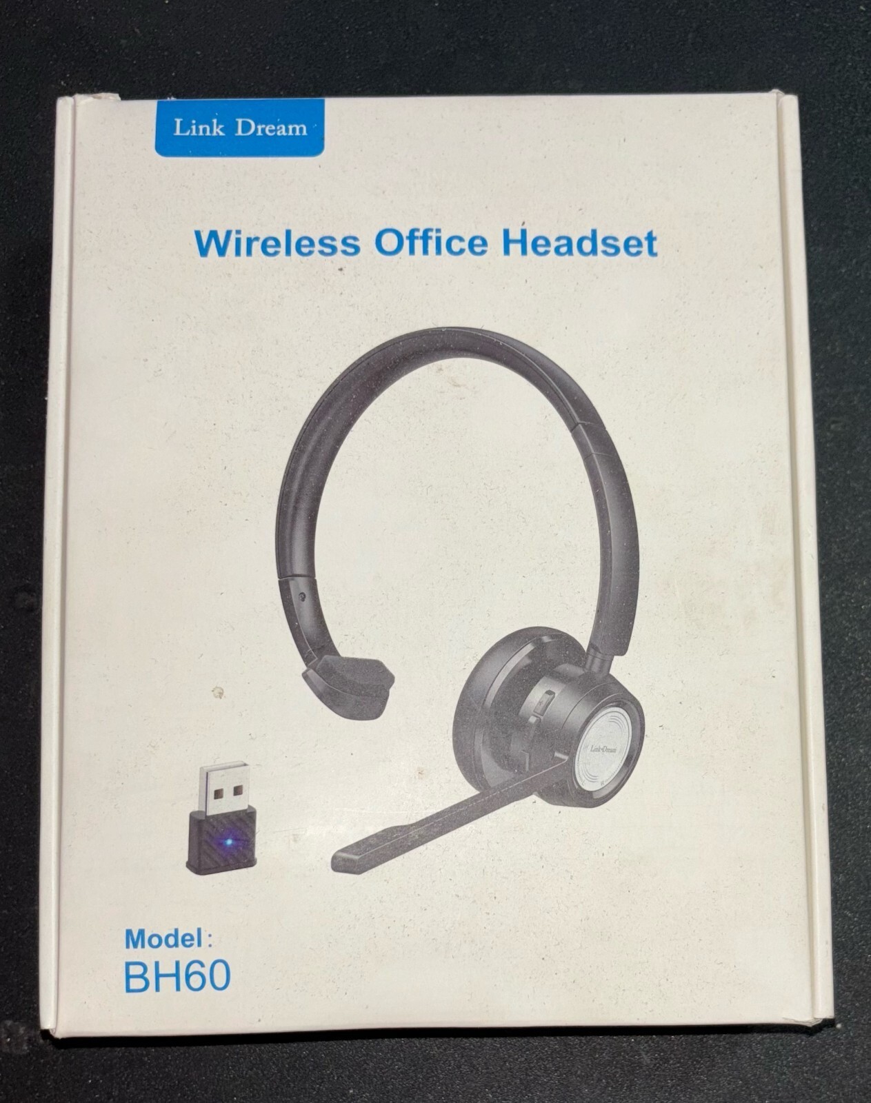 Link Dream Trucker Bluetooth Headset BH60 Wireless Office Headset 20h Talk