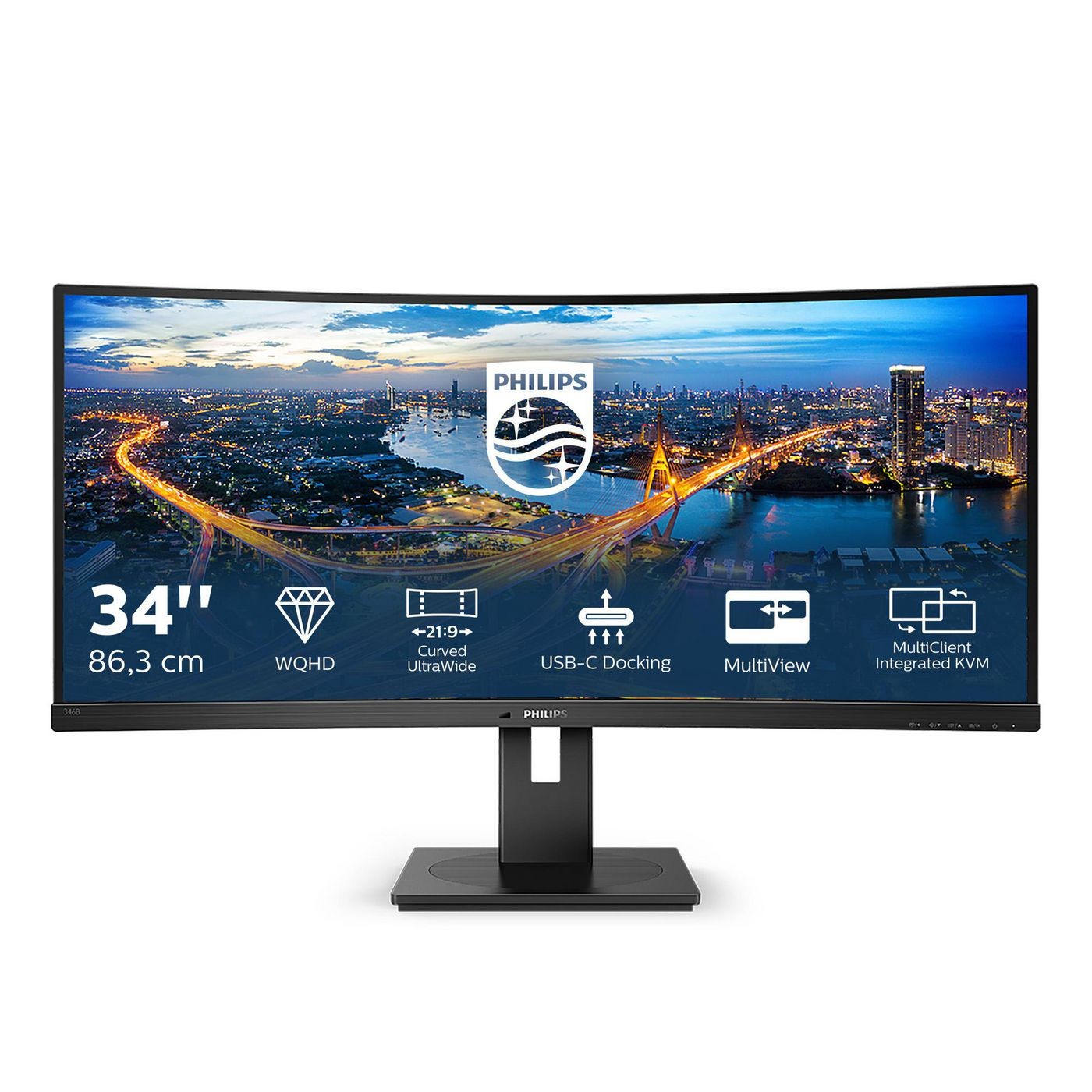 Philips W125767373 120573 34 3440x1440 ULTRAWIDE USB-C 34, 3440x1440, VA, Cu ~E~
