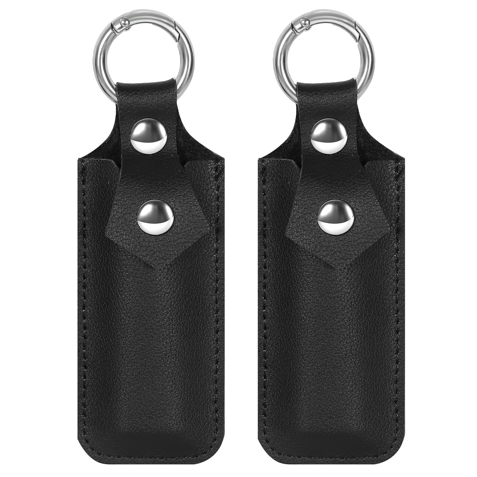 Genuine Leather USB Flash Drive Holder 2 Pack, Anti Lost Small Protective Cas...