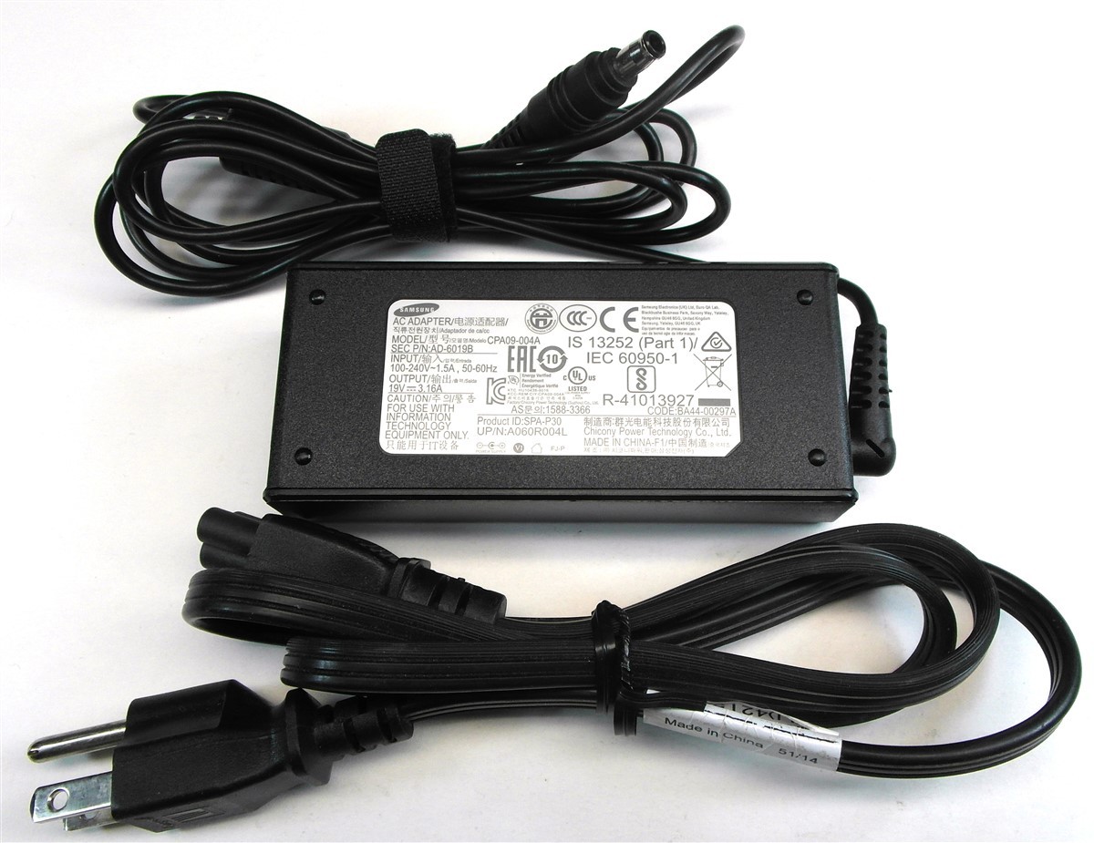 Genuine Samsung Laptop Charger AC Adapter Power Supply AD-6019B CPA09-004A 60W
