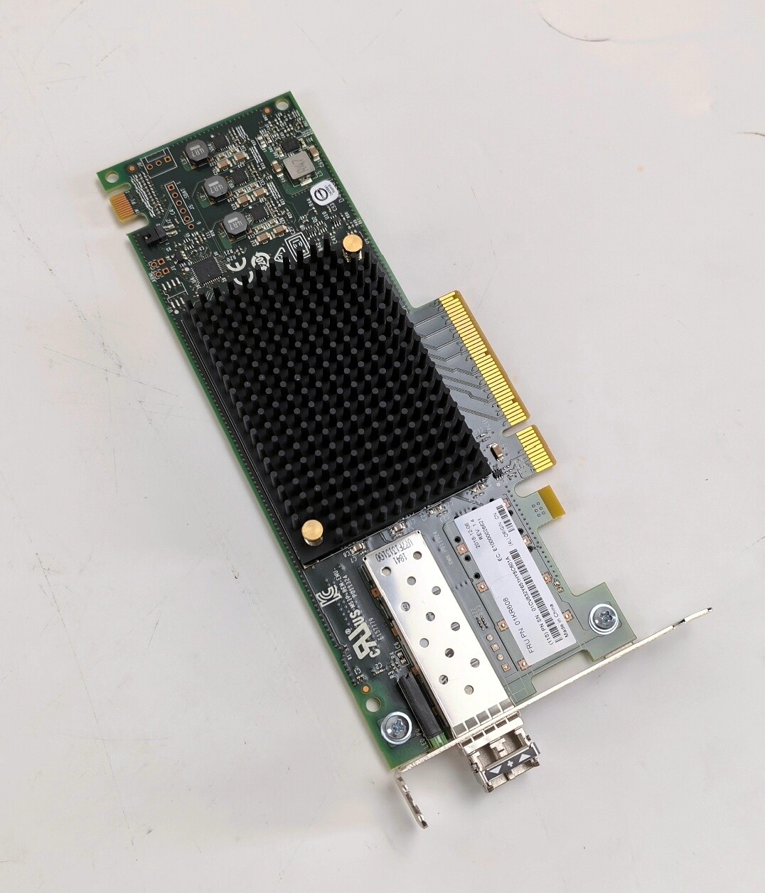 Emulex LPE31000-M6 Single Port 16G HBA Card 01KR608, With SFP Module