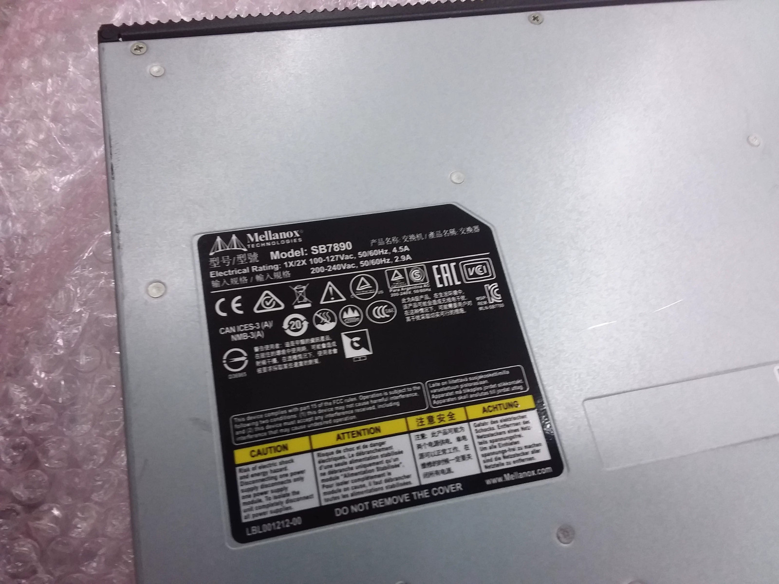 Mellanox MSB7890 100G IB Ethernet Switch