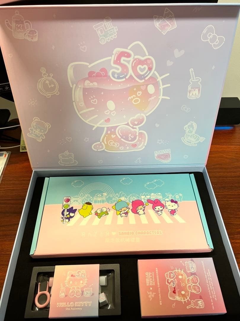 Razer x Hello Kitty 50th Anniversary Limited Edition Mouse and Keyboard Set