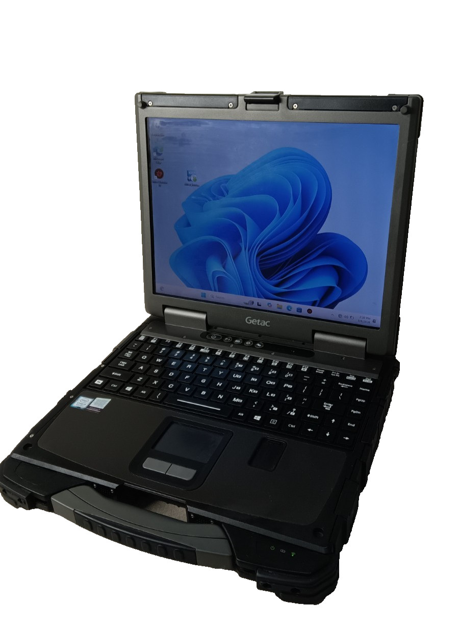 GETAC B300 Toughbook Touch i5-8250U 1.80GHz 256GB SSD 16GB RAM Win 11 Tested Pen