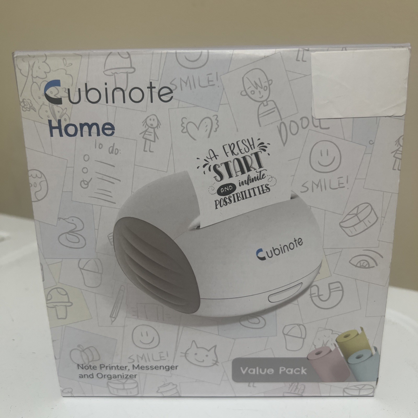 Cubinote Home Model CHG2 Gray Note Printer, Messenger and Organizer New Sealed