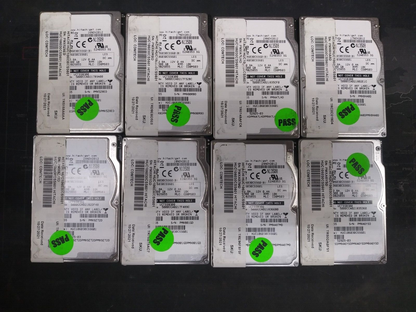HGST/Hitachi Ultrastar HUC106030CSS601 300GB 10K 2.5" SAS