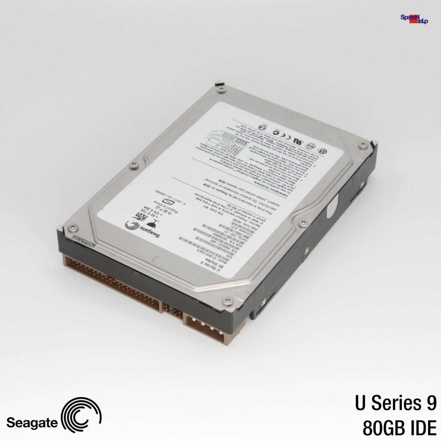 Seagate U Series 9 7200 80GB ST380012ACE Hard Disk IDE Ultra ATA
