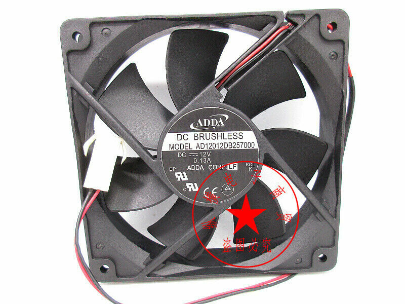 1x 12CM 12V 0.13A computer case ultra-quiet cooling fan AD12012DB257000