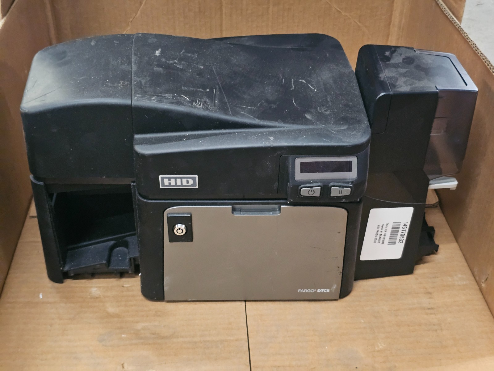 Fargo DTCii DTC4250E Color ID Card Badge Printer Encoder
