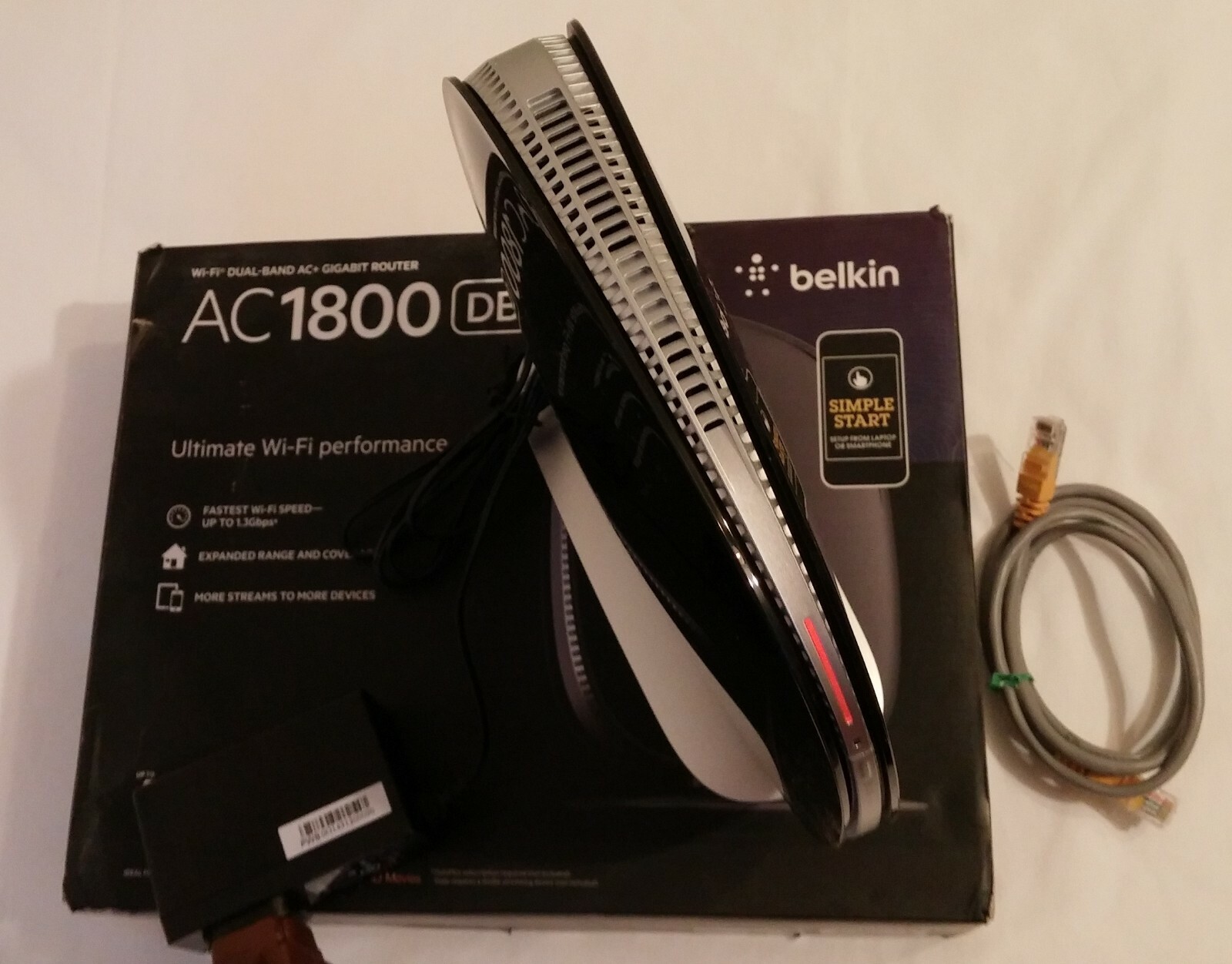 Belkin AC1800 Wi-Fi Dual-Band AC+ Gigabit Router