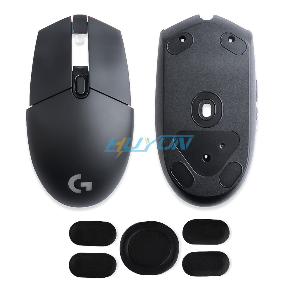 Mouse Feet, Top Shell Cover & Outer Case for Logitech G102 Wired Gaming Mouse