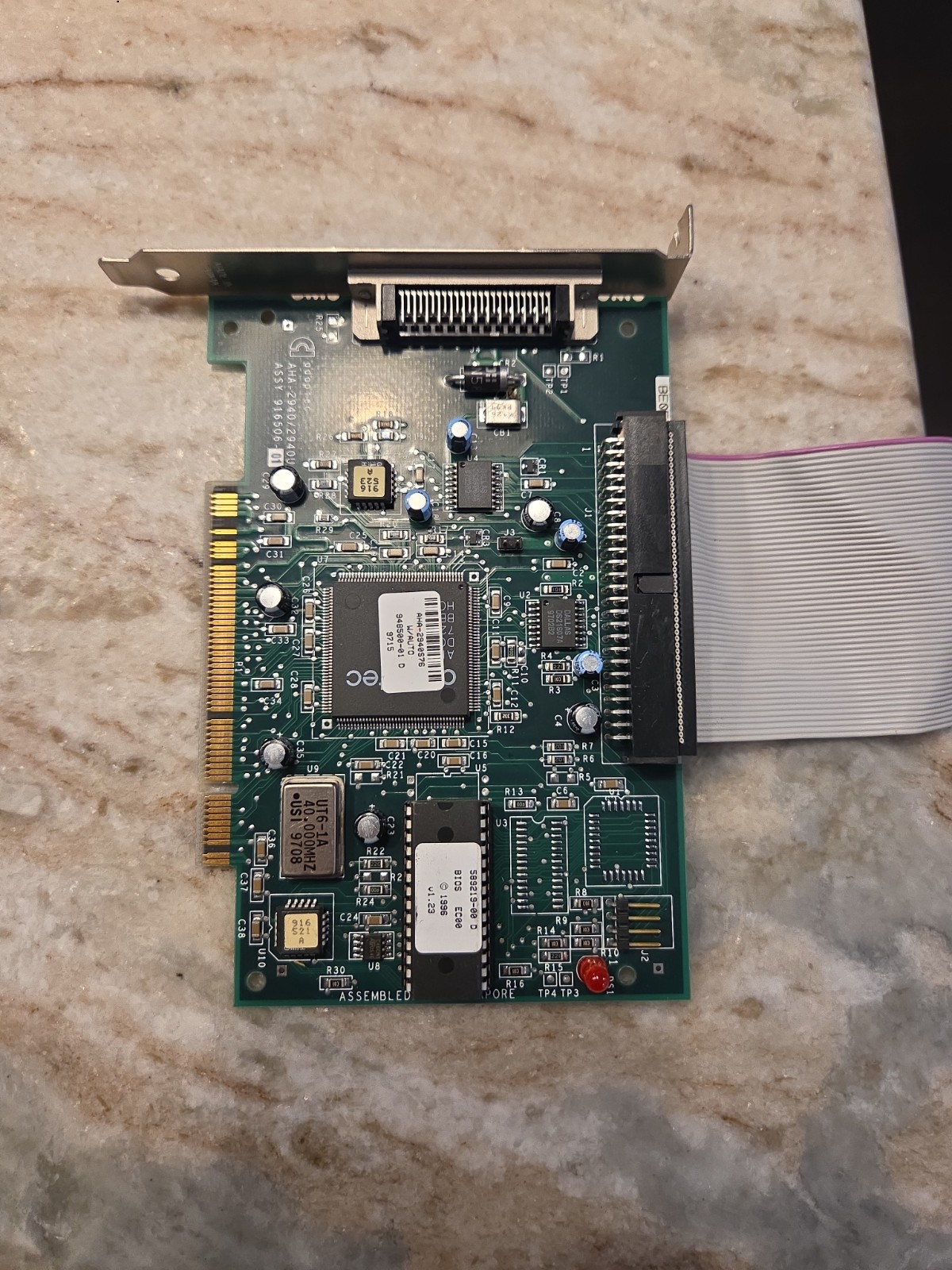 ADAPTEC AHA-2940S76 948500-01,903000-01 50PIN SCSI SINGLE CONTROLLER CARD