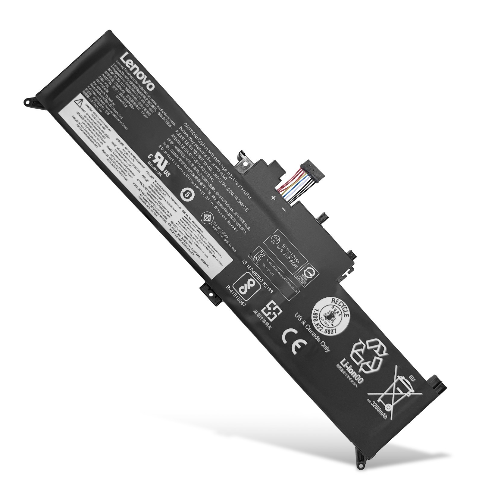 Genuine 00HW027 01AV432 01AV433 01AV434 Battery For ThinkPad X380 Yoga 260 370