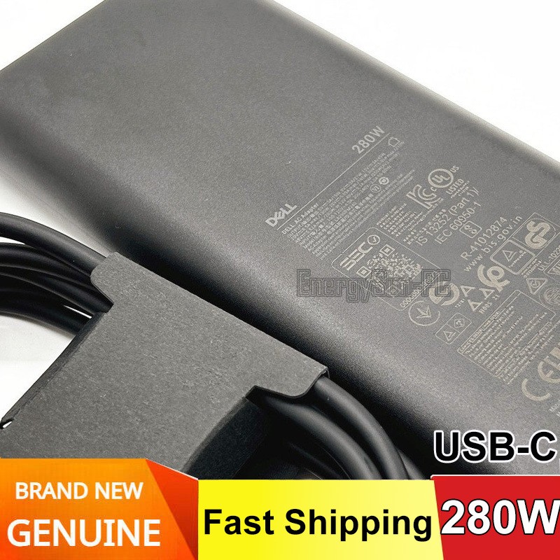 280w USB-C Dell Pro Max 18 Plus Laptop Charger HA280PM240 DA280PM240 LA280PM240