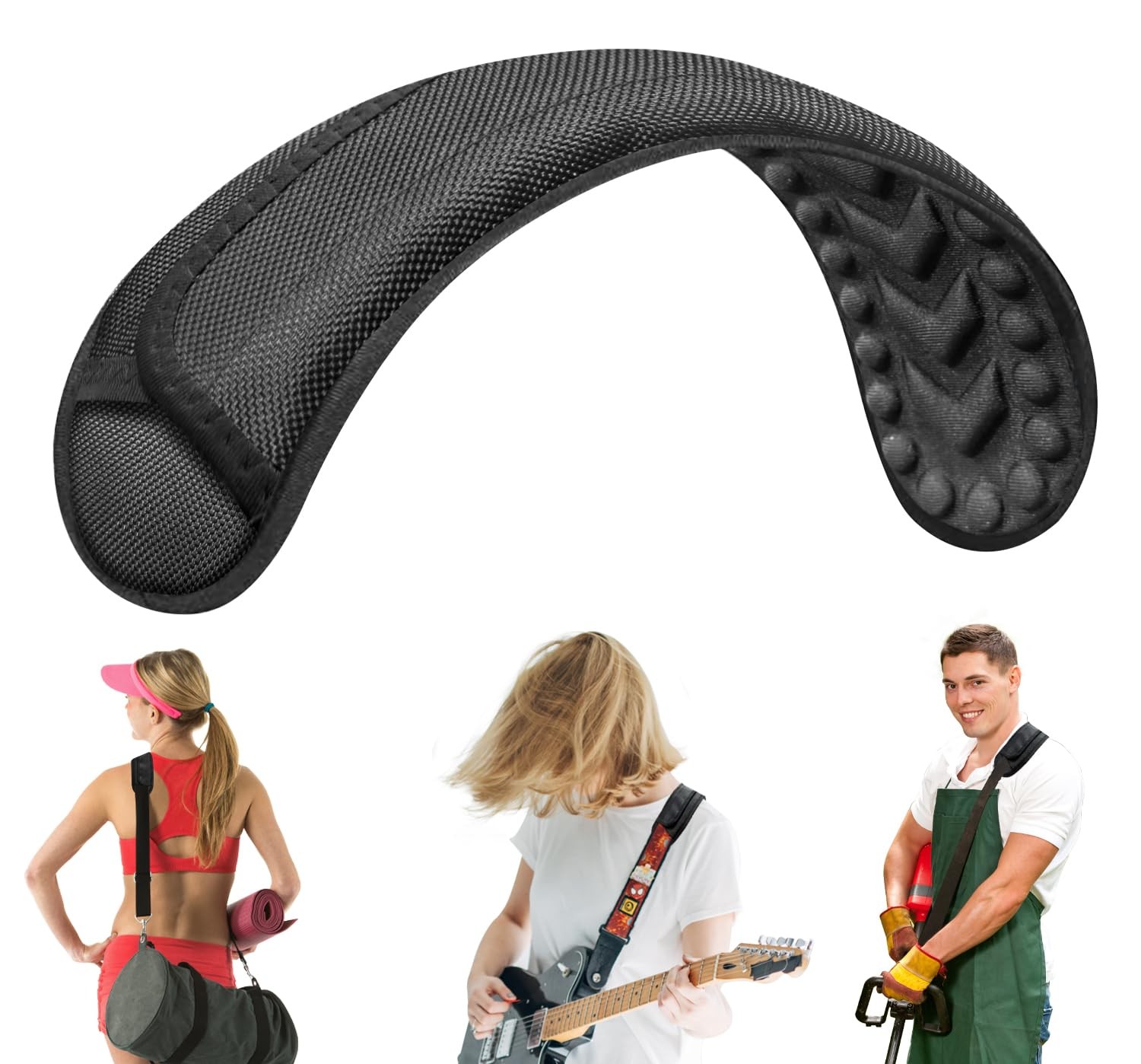 Breathable Universal Shoulder Pad, 3D Cushion Air Backpack Strap Pads, for Sh...