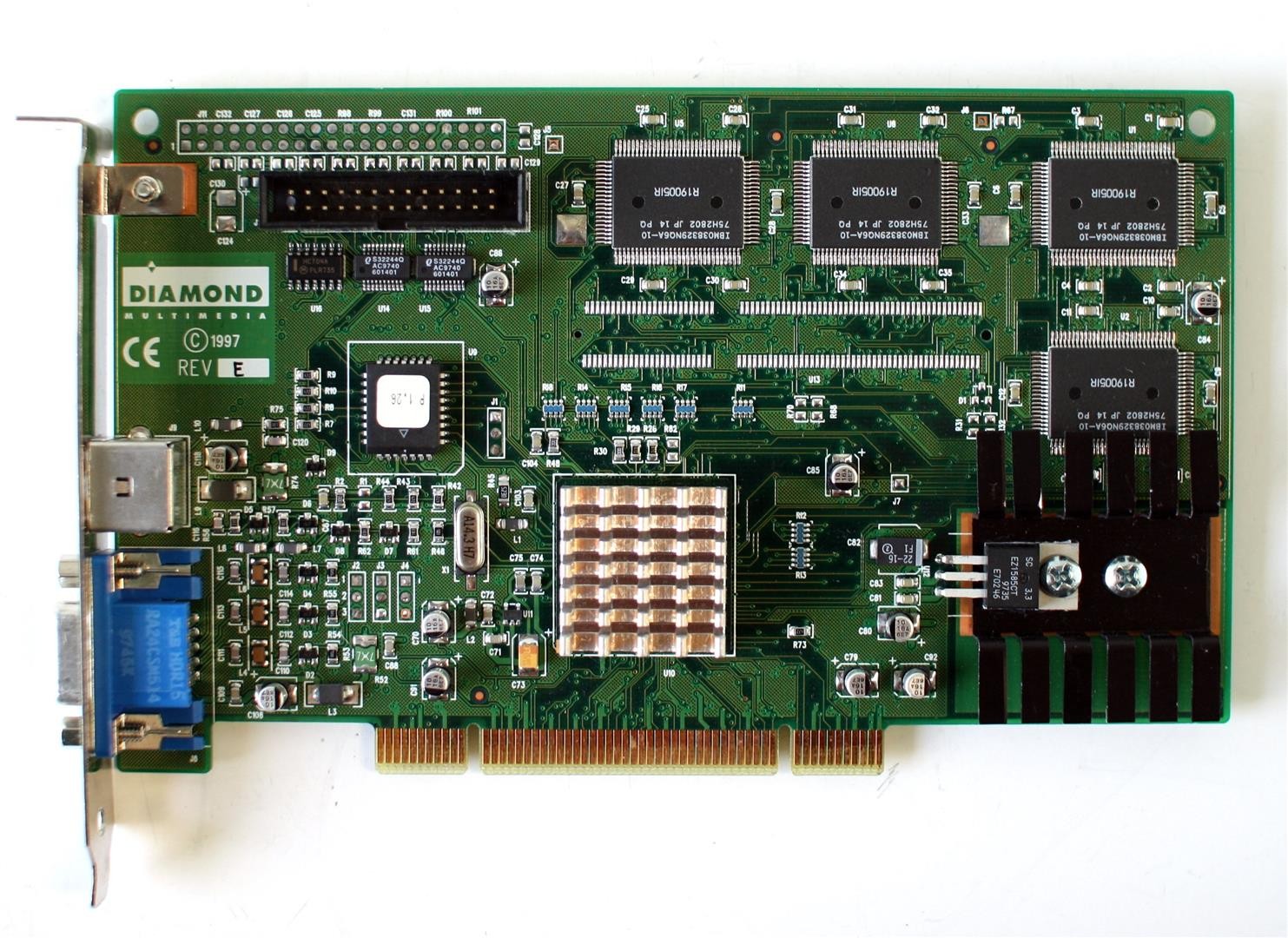 Diamond 23130018-403 fire 1k pro pci video card 8mb