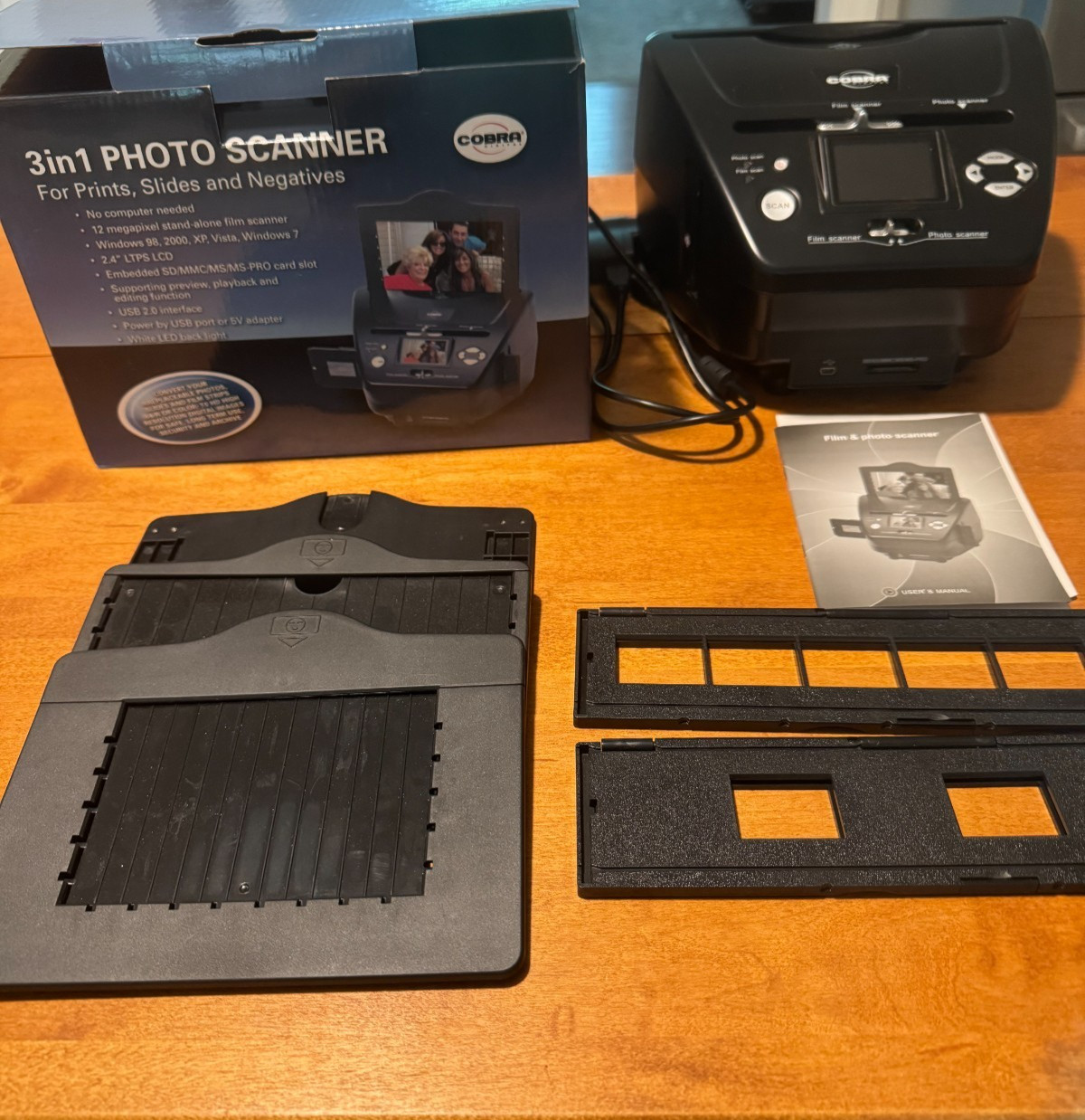 Cobra Digital DPS1200-HD Scanner Prints Slides Negatives