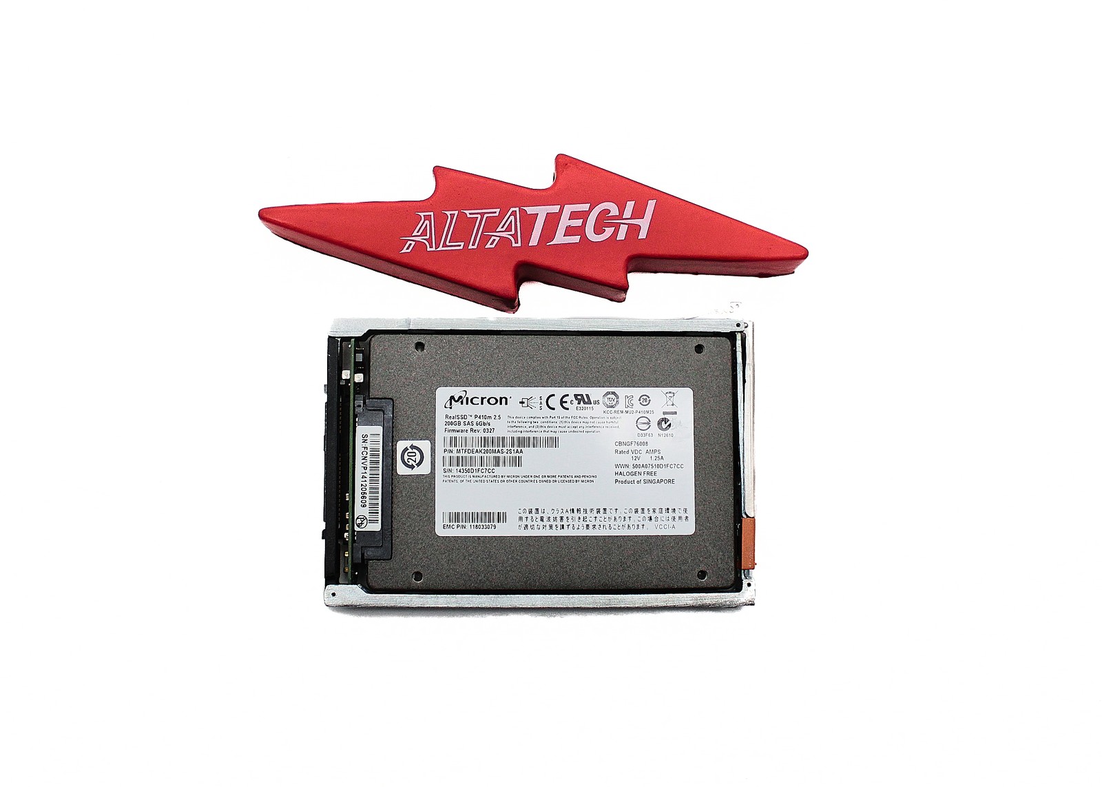 EMC 005050599 200GB SSD SAS 2.5 6G V4-2S6FX-200 VNX54/56/58 Solid State Drive