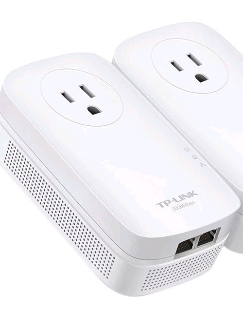 (1) TP-LINK Gaming TL-PA9020P AV2000 2-Port Gigabit Powerline Adapter