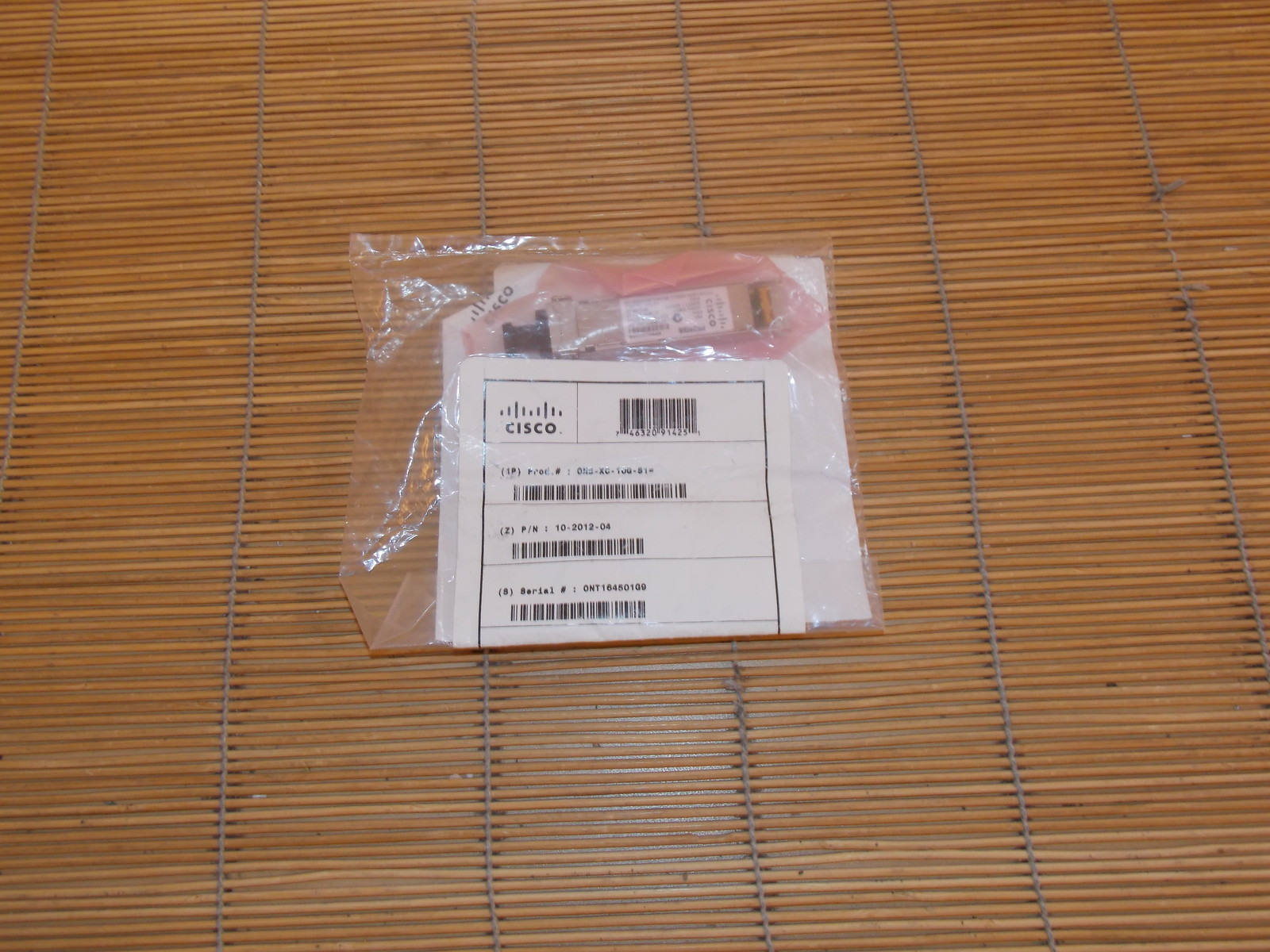 NEW Cisco-Opnext ONS-XC-10G-S1 OC-192/STM-64/10GE v04 10-2012-04 NEW UNOPENED