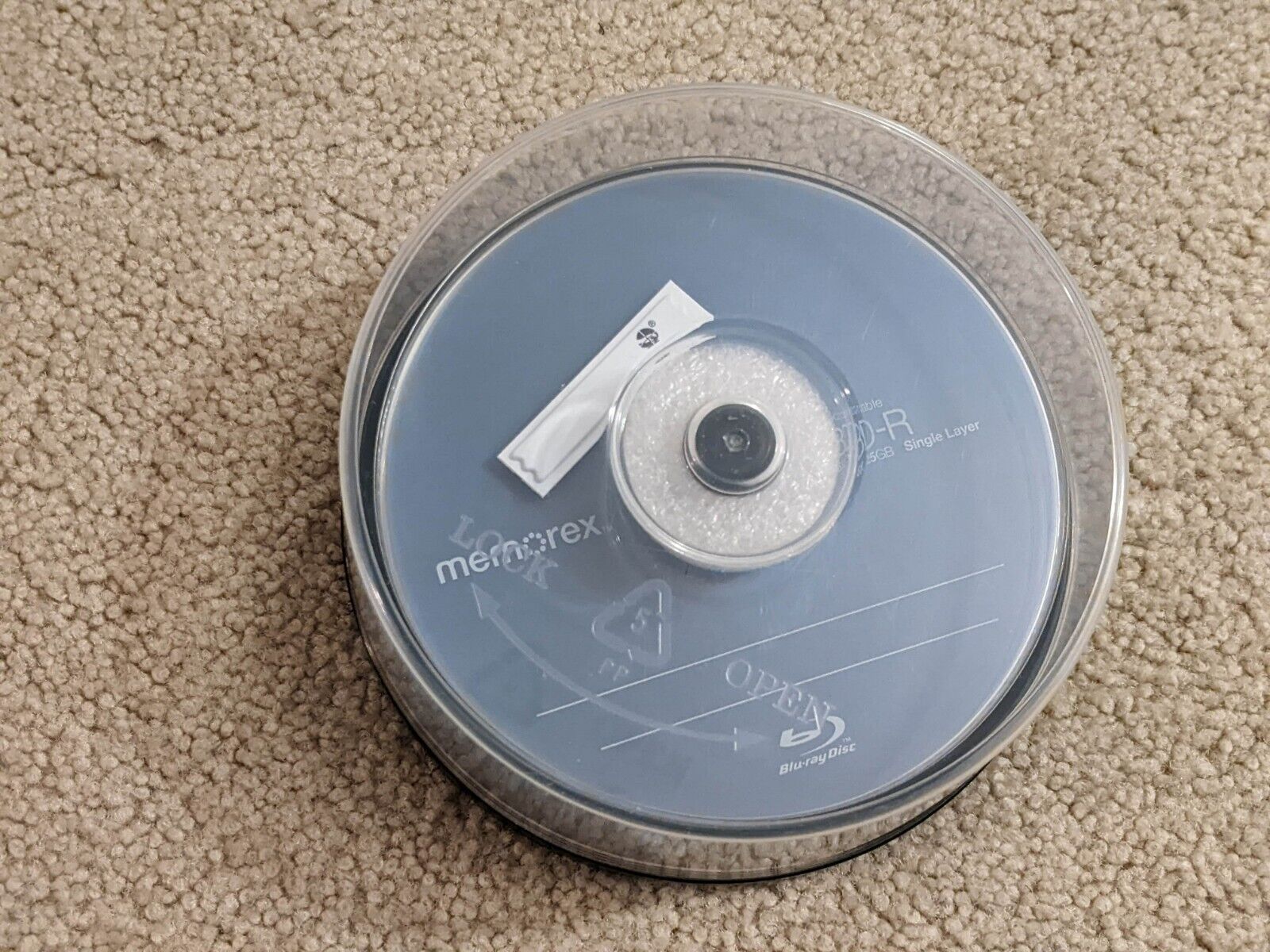 15pk Memorex Recordable BD-R Blu Ray Discs, New, Unused