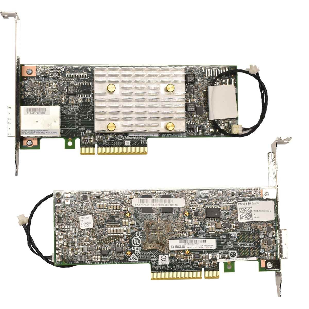 HPE Smart Array P408e-p SR Gen10i RAID Controller PCI-E x8 4GB SP#: 836270-001