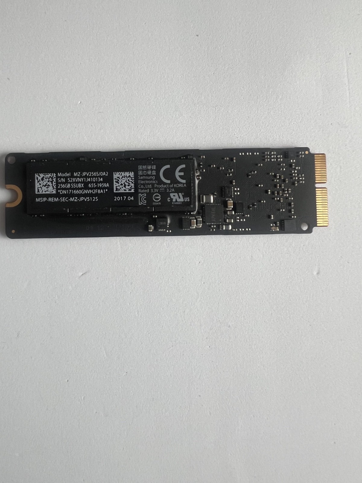 Apple Samsung 512GB SSD MZ-JPU512S/0A6 MacBook Air Pro iMac Mac Mini OEM Tested