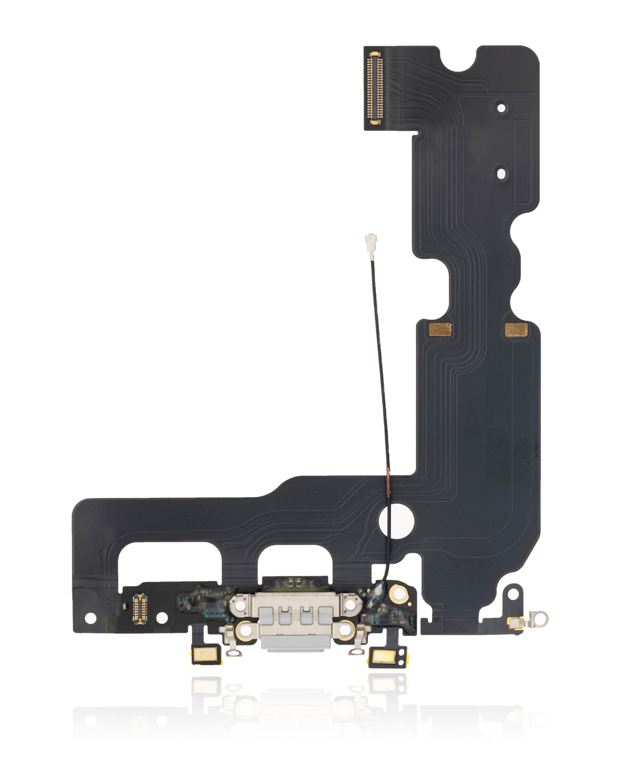 Charging Port Flex Cable Compatible For iPhone 7 Plus (Premium) (Silver)