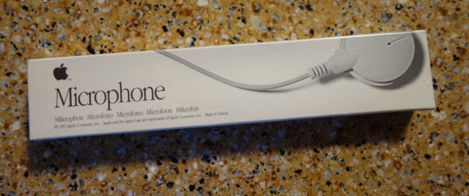NIB Vintage 1991 Apple Computer Microphone 699-5103-A NOS SEALED NIP NEW