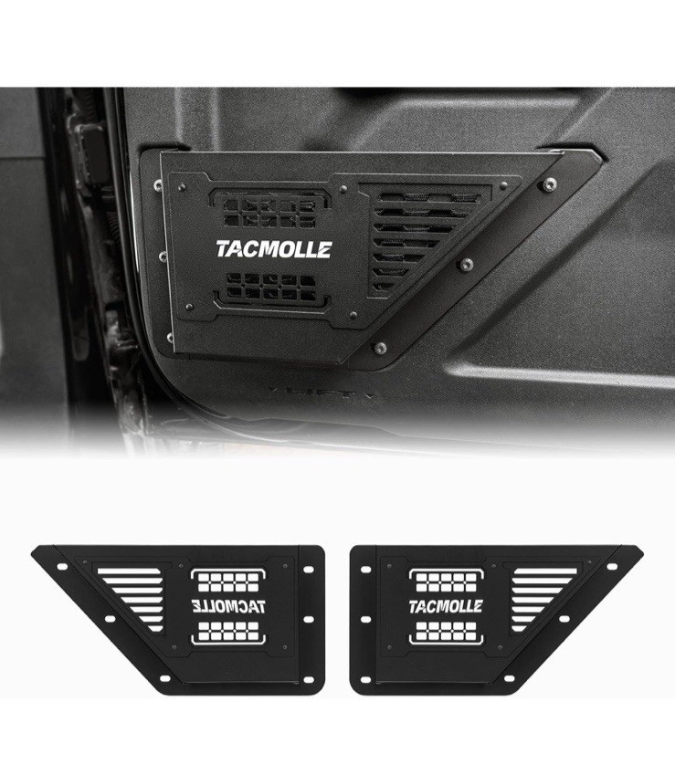 Metal Front Door Pockets for Ford Bronco 2021–2025 1-Pair