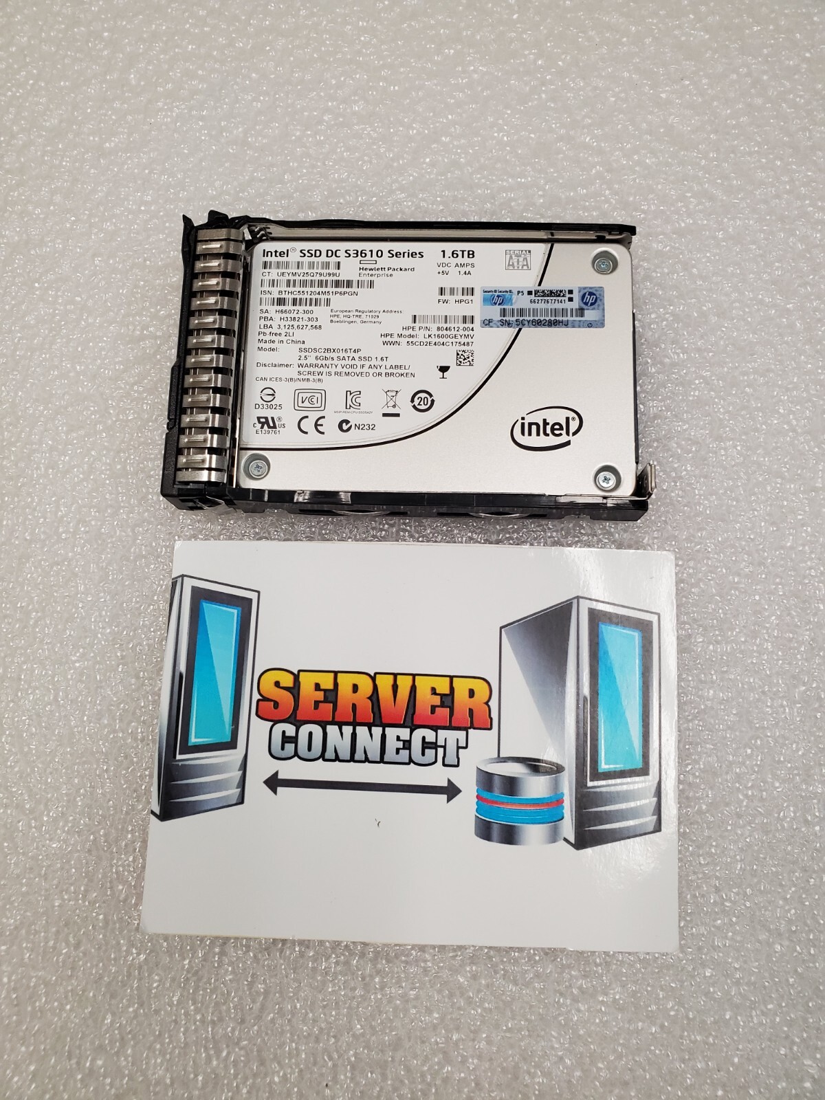 804631-B21 HP 1.6TB 6G SATA 2.5" SSD G8 HDD---- 805383-001