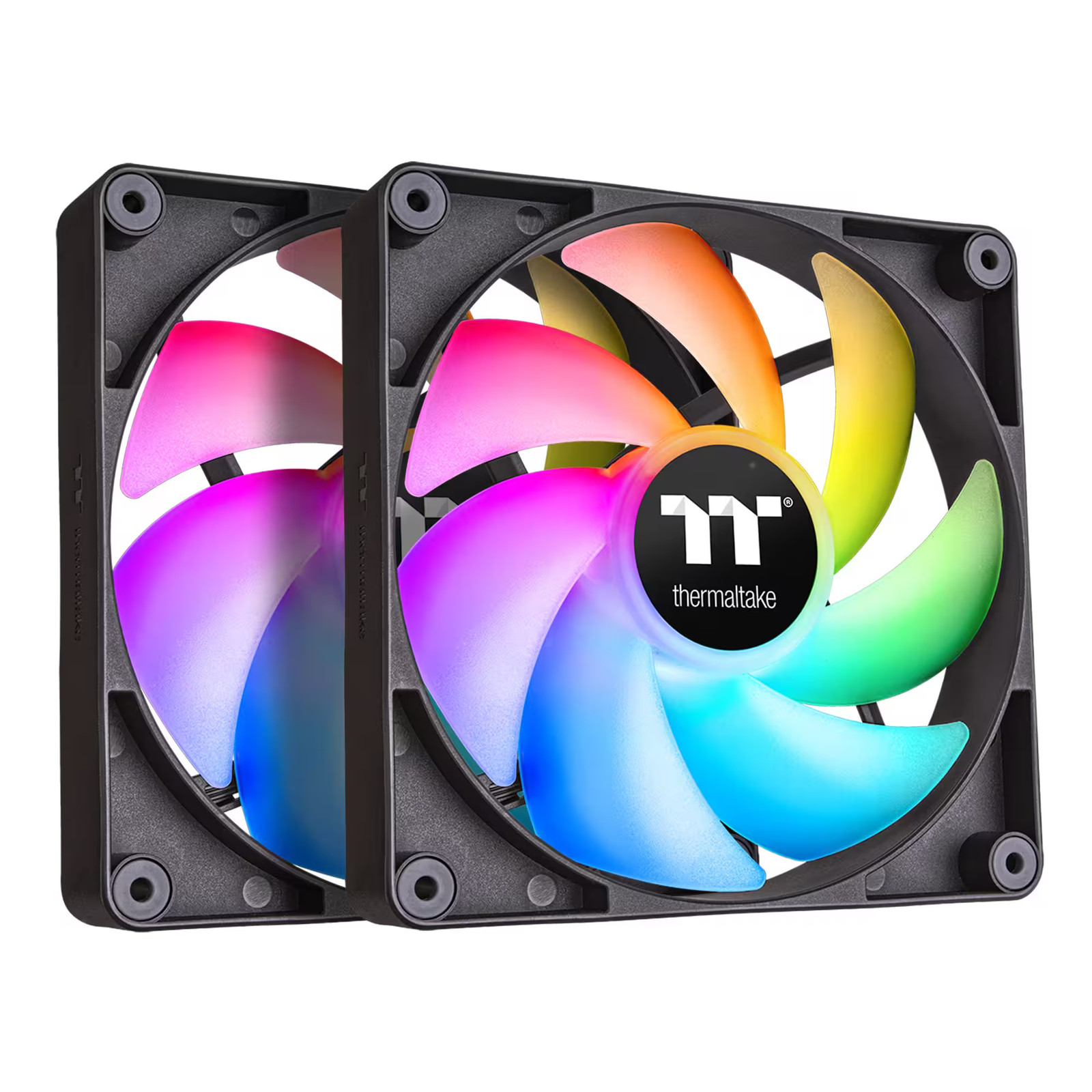 Thermaltake - CT 120 ARGB Sync 120mm Cooling Fan with Daisy-Chain Design (2-P...
