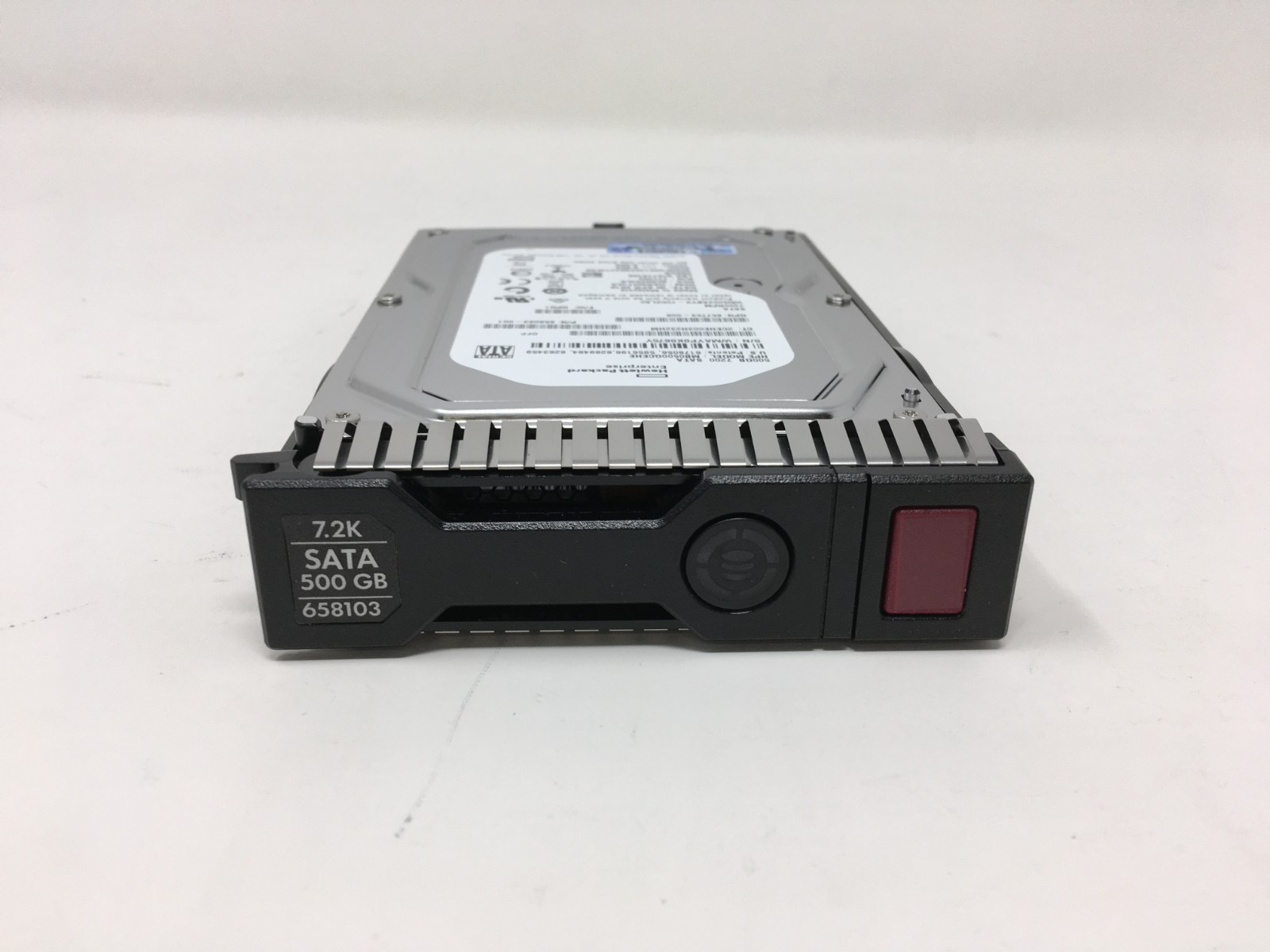 HP -MB0500GCEHE- 500GB 7.2K- 6G -MDL -LFF -SATA -SC -Hard Drive with Caddy