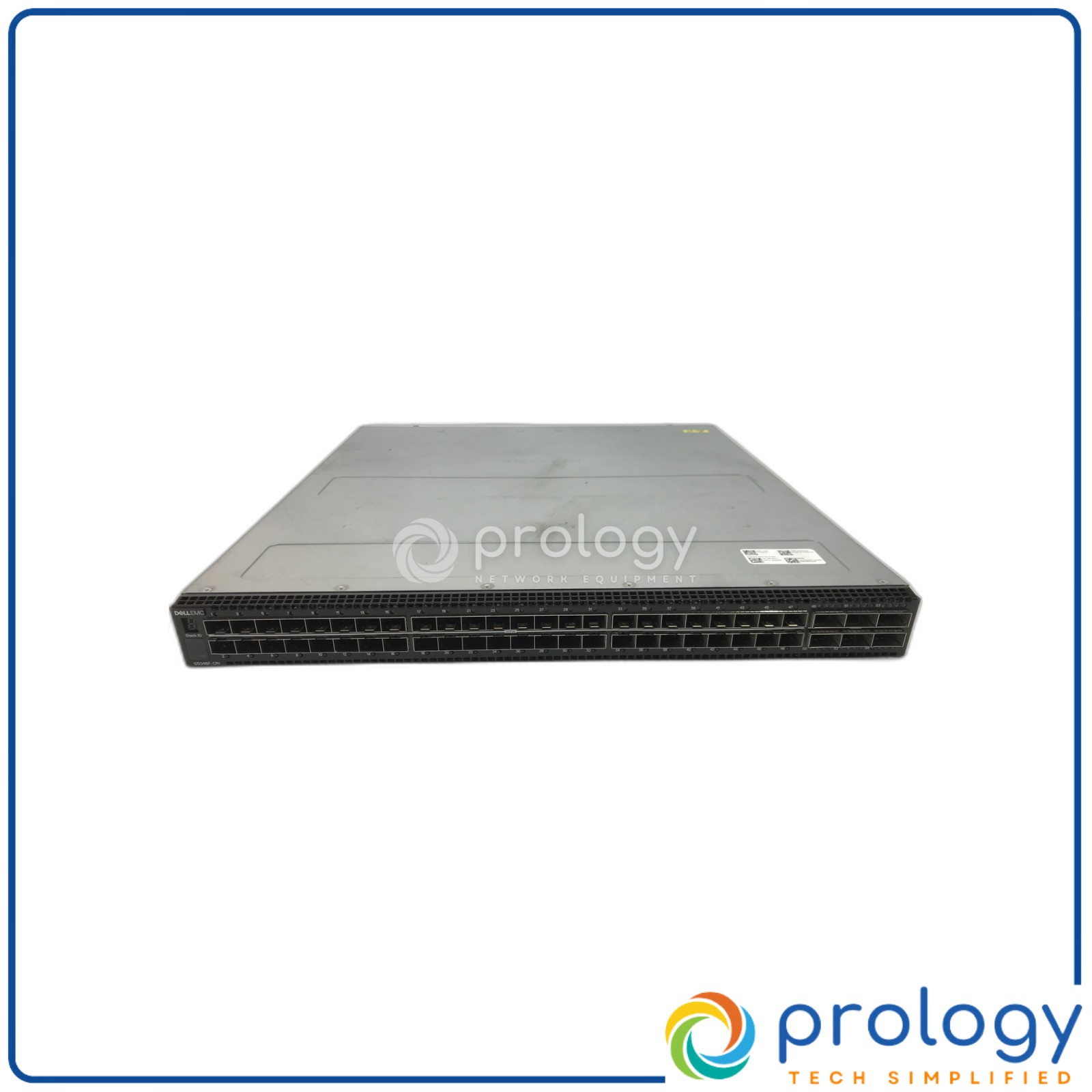 Dell Networking S5048F-ON 48x 25GbE SFP28 + 6x 100GbE QSFP28 L3 Switch Dual AC