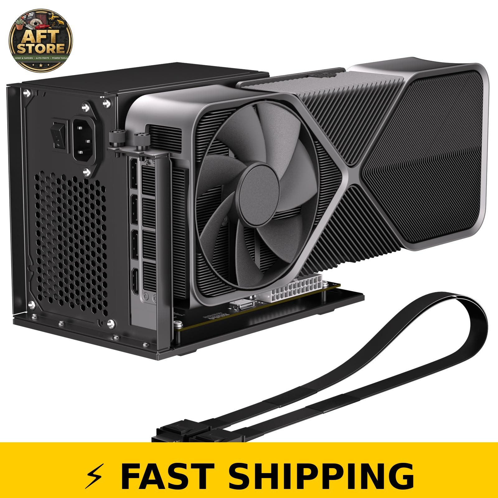 RGEEK OCuLink eGPU Dock PCIe 4.0 x4 64Gbps for Laptops & Mini PCs
