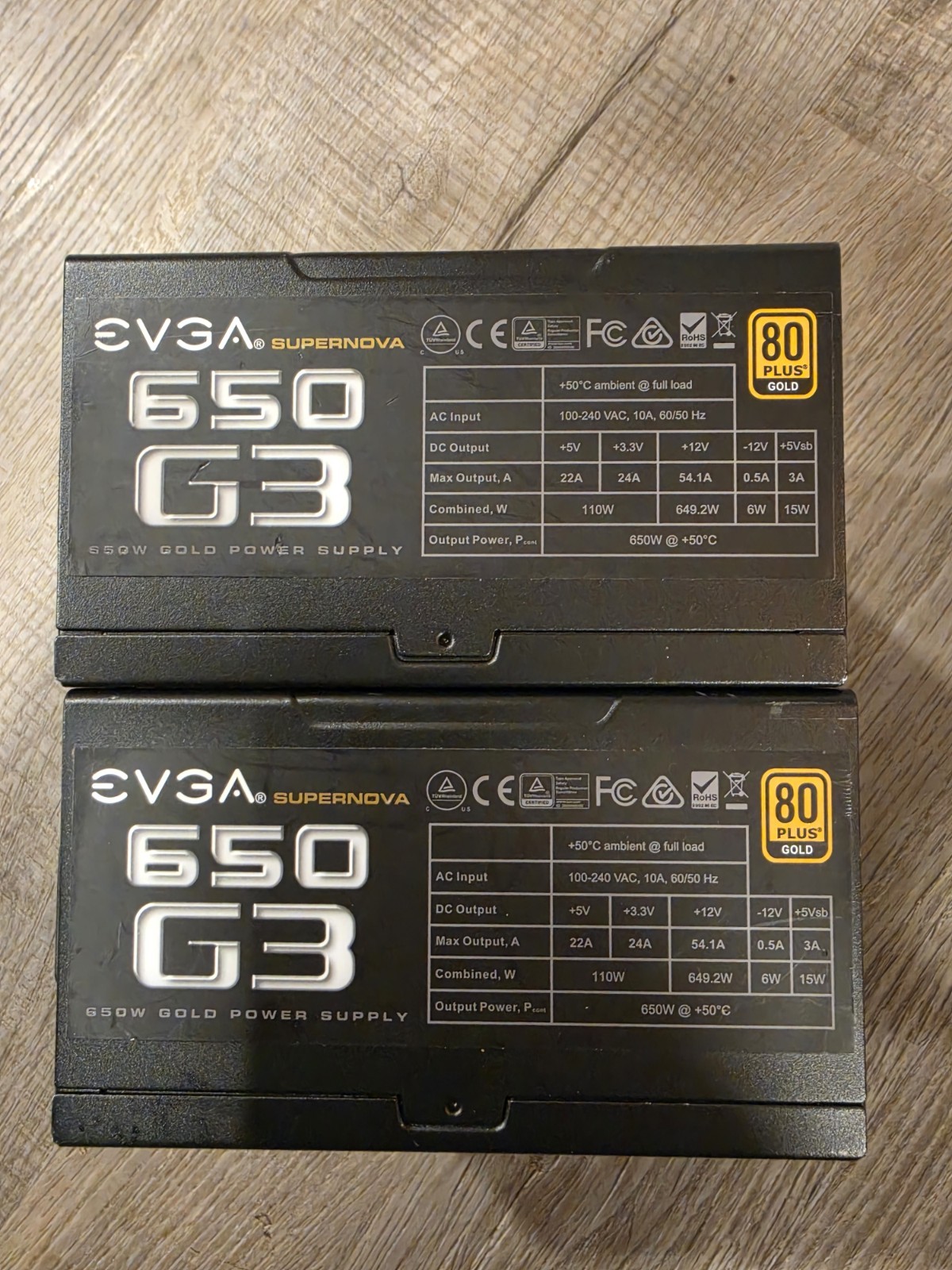 EVGA 220-G3-0650-Y1 Gold Power Supply