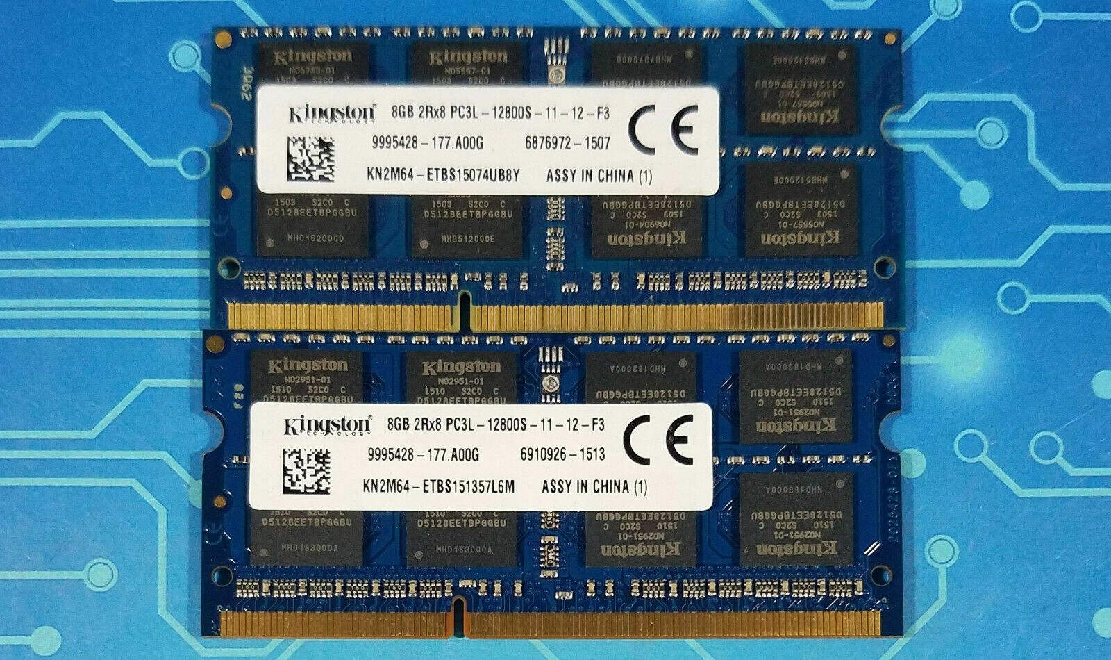 16GB (2x8GB) PC3L-12800s DDR3-1600MHz 2Rx8 laptop memory ram Major Brand