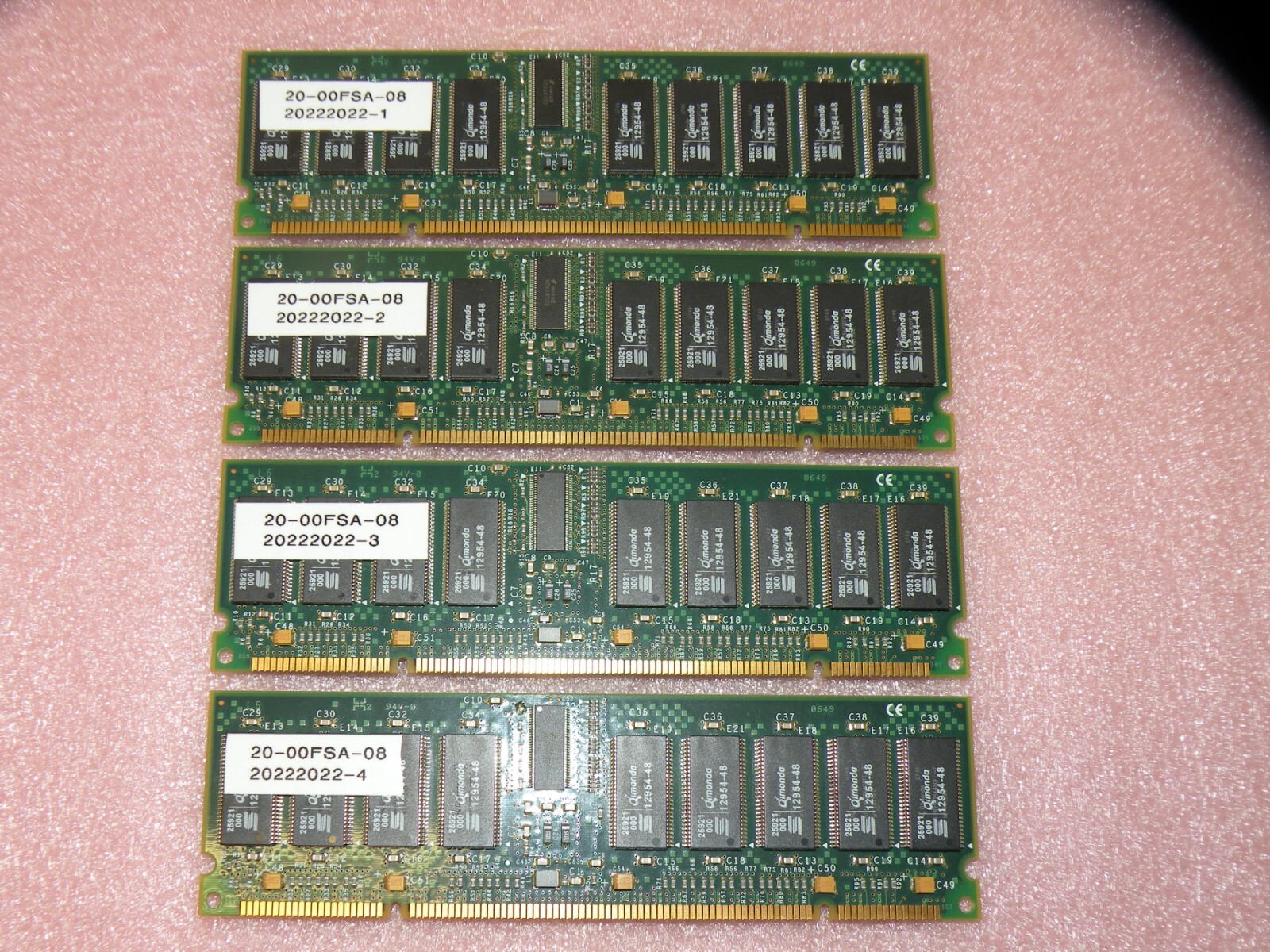 HP COMPAQ MS610-FA 4GB MEM KIT FOR ALPHASERVER ES40, GS80, GS160 4 x 20-00FSA-08