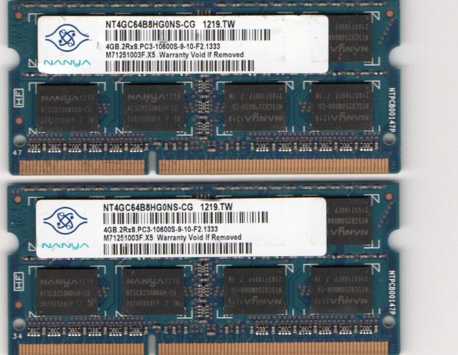 8GB 2x 4GB Kit Acer Aspire Series 5740 5741 5742 5745 5749 5750 5755 DDR3 Memory