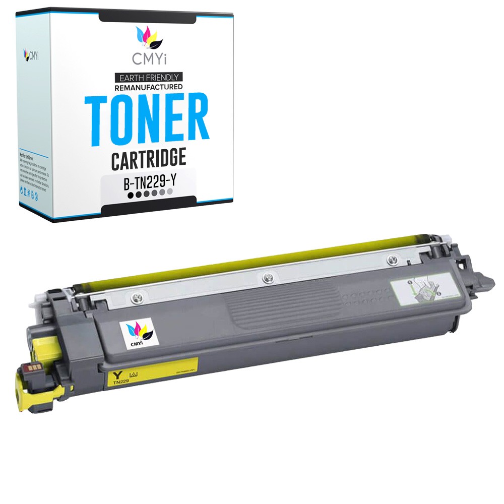 CMYi 1-Pack Compatible TN229 Yellow Toner Cartridge fits Brother MFC-L3720CDW