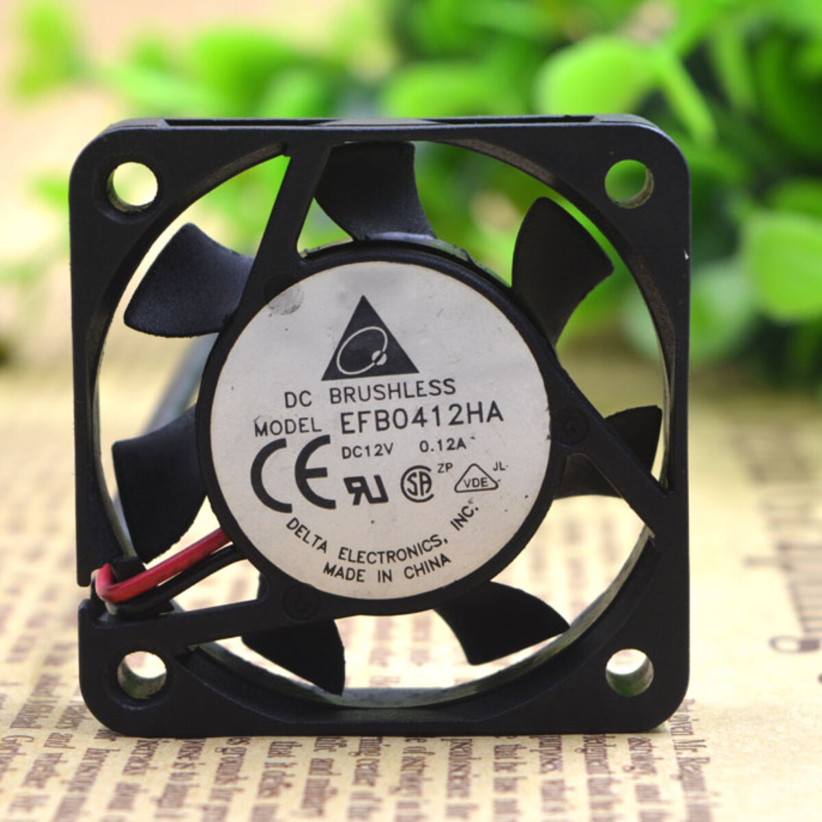 DELTA EFB0412HA 4010 12V 0.12A 4CM   Chassis Cooling Industrial Fan Small Mute