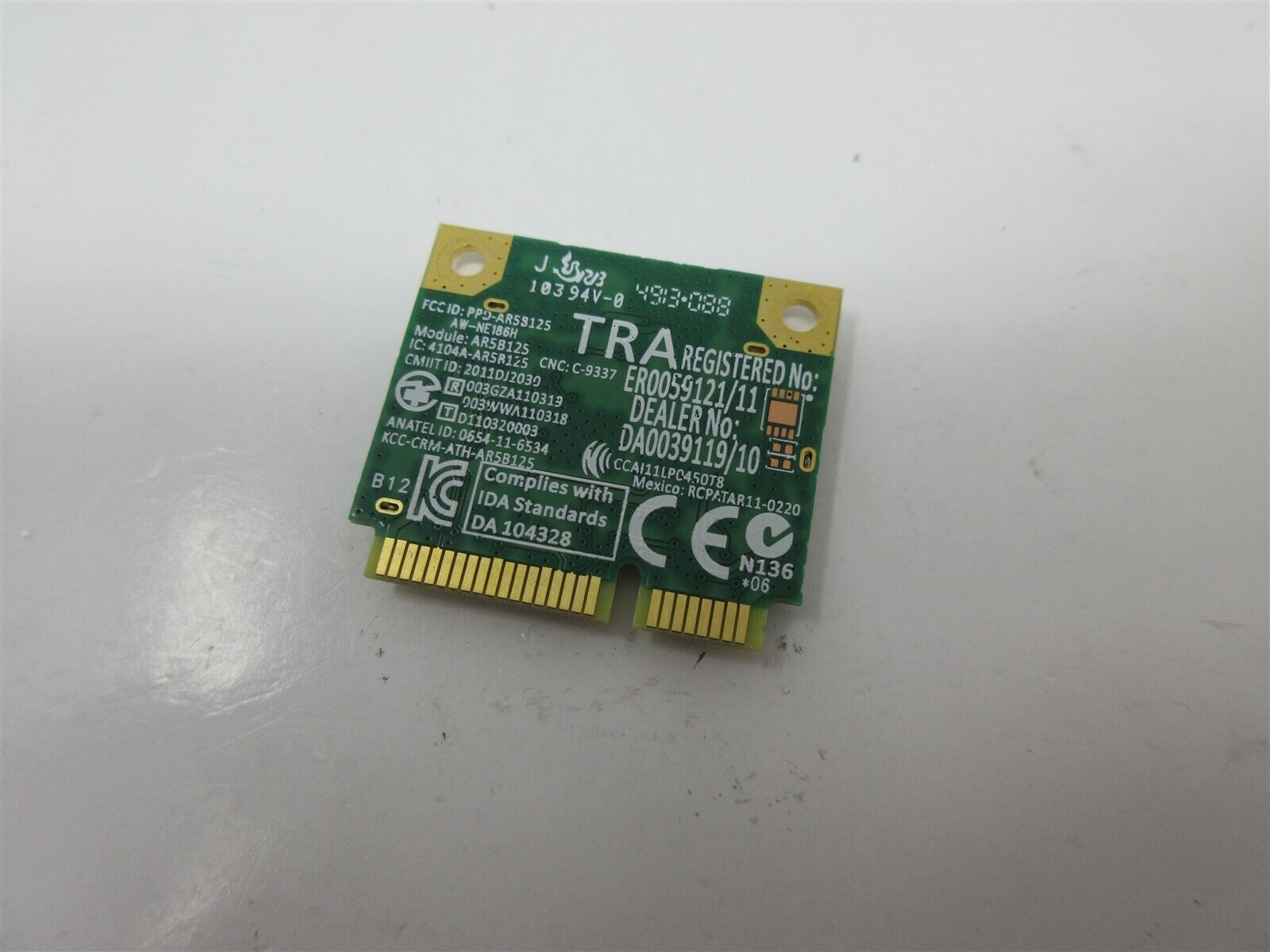 Atheros AR5B125 802.11BGN Mini PCI-E WiFi WLAN Wireless Adapter Card 670036-001