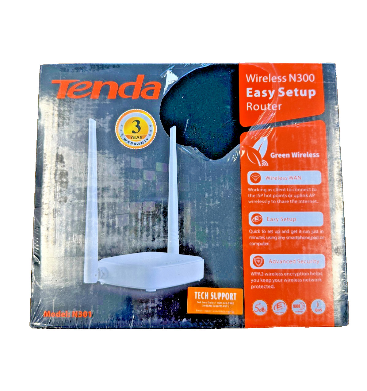 Tenda  Wireless N300 Easy Setup Router