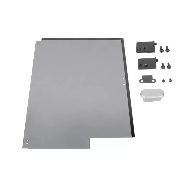 Creality K1 Original Front Door Glass Kit 302×372 Transparent Black