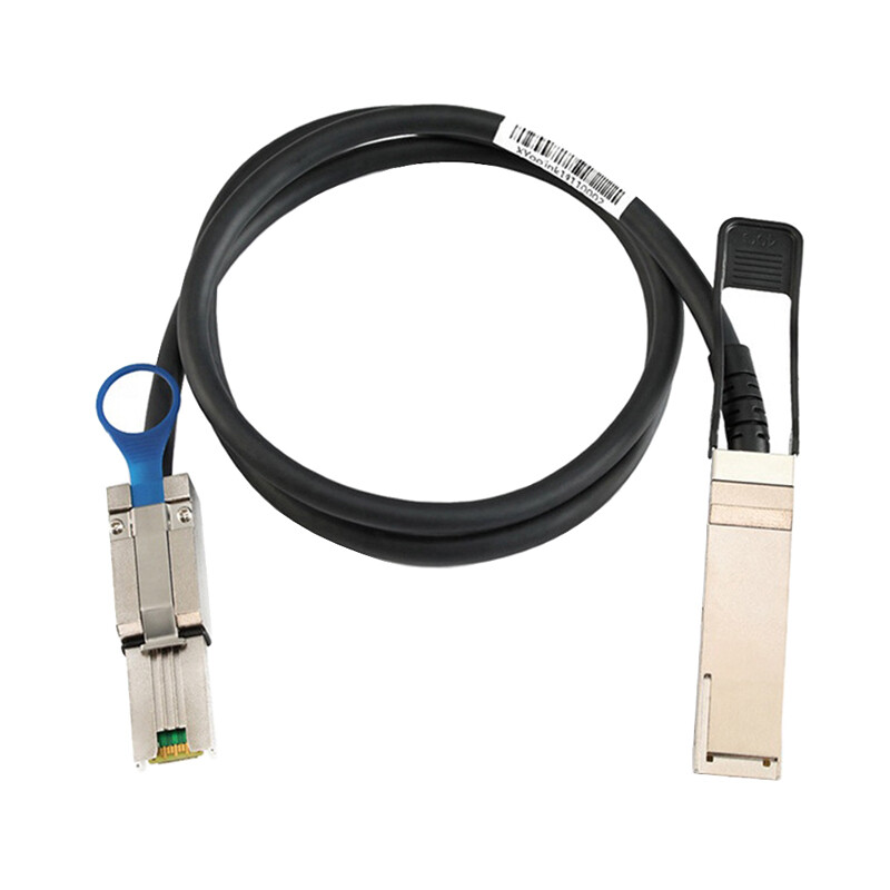 1m DDR Cable QSFP 40G SFF-8436 Convert to MiniSAS HD SFF-8088 for DS4243/4246