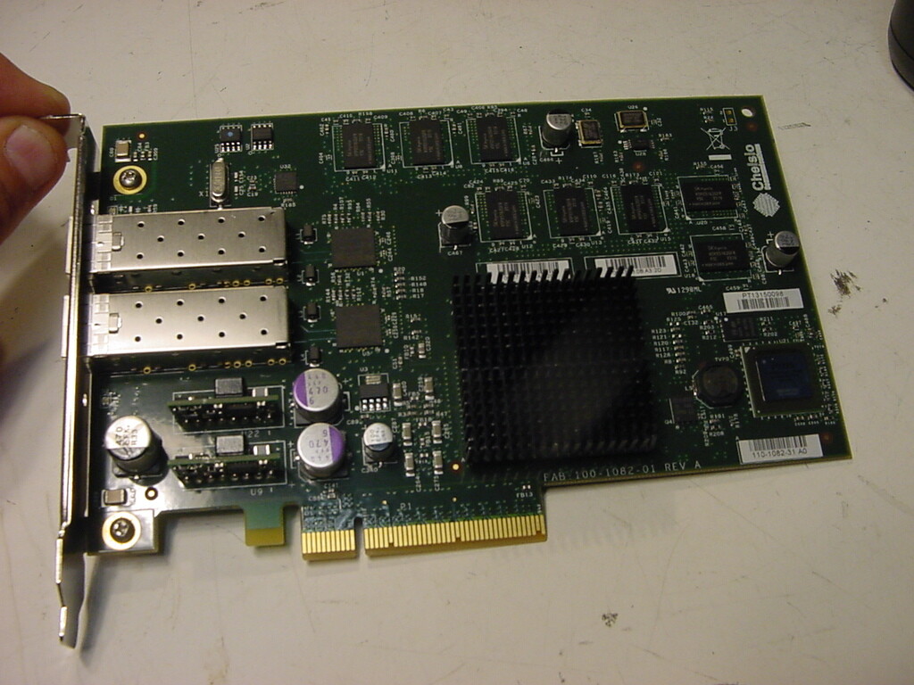Chelsio iSCSi PCIe 10GB 2-Port X1 Card 100-1082-01