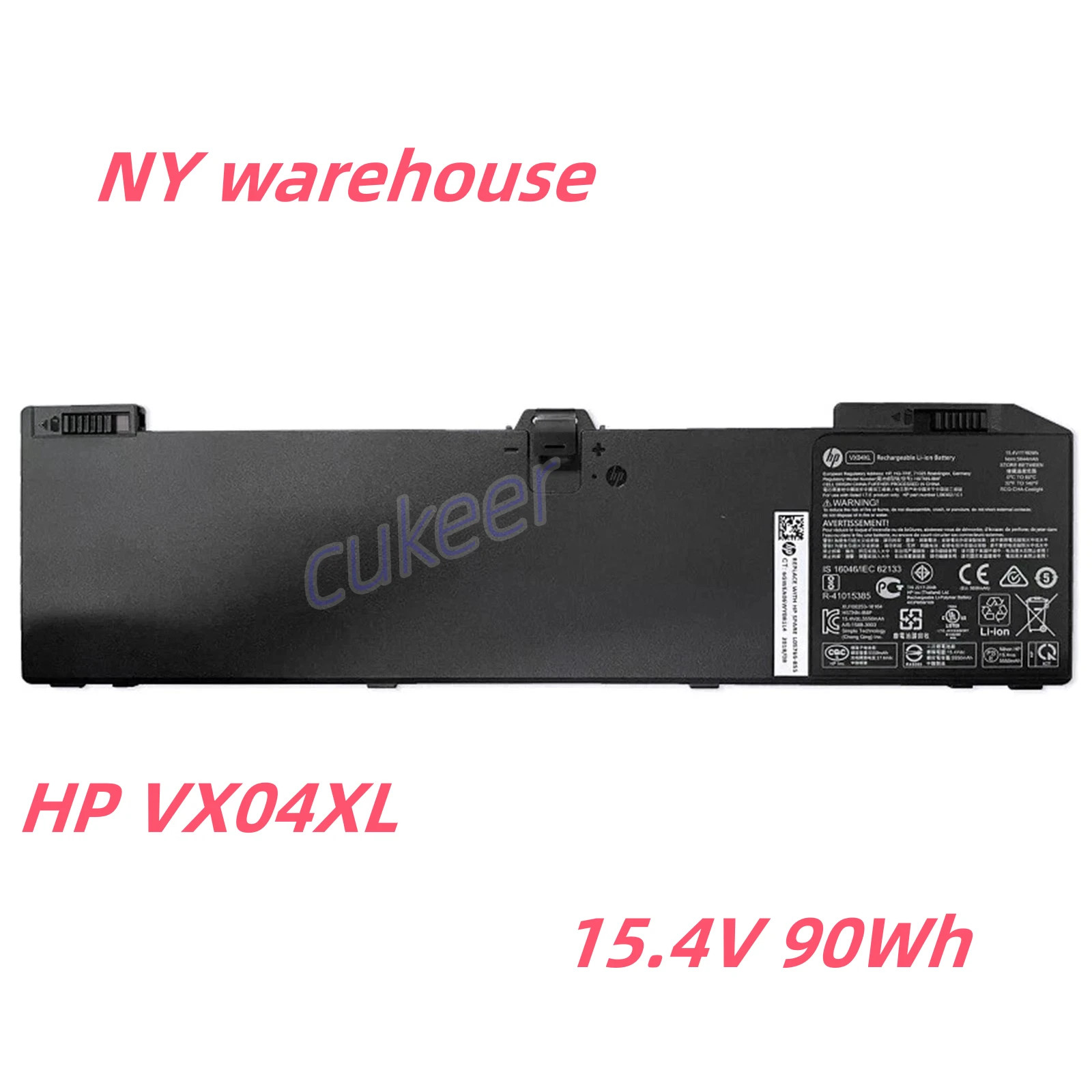 VX04XL HSTNN-IB8F L05766-855 Battery For HP Zbook 15 G5 G6 Series L06302-1C1 New