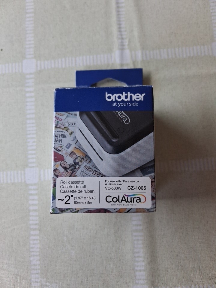 Brother CZ-1005 ZINK Zero Ink Multicolor Roll Cassette 2in x 5m for VC-500W
