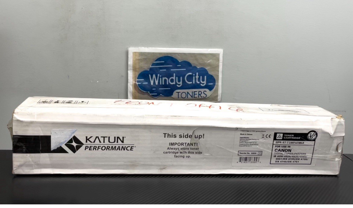 Canon GPR-57 Katun Compatible Black Toner 0473C003 iR 4525/4535/4545 Damaged Box